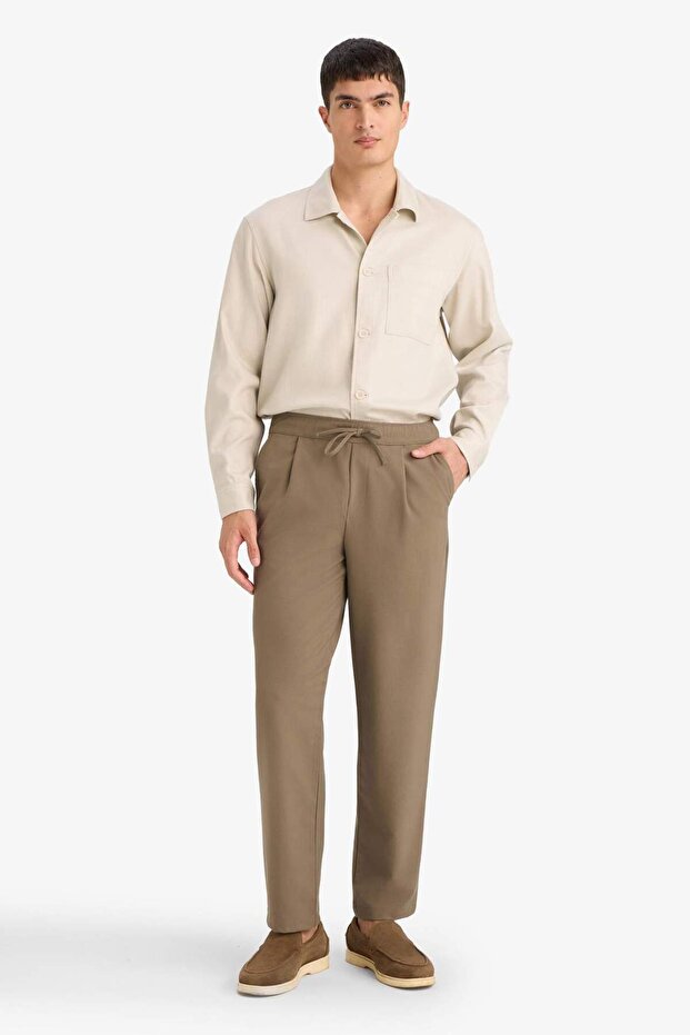 Regular Fit Straight Leg Trousers G6897Ax25Au