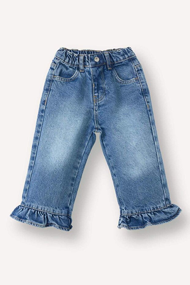 100% Cotton Wide Leg Pants Baby Girl G8468A526Sp