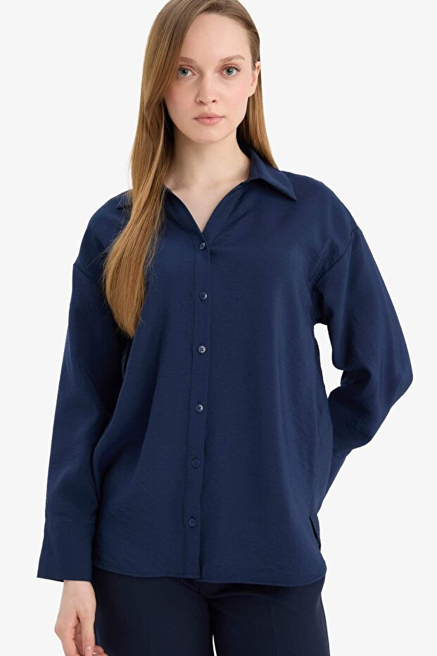 Relax Fıt Basıc Gömlek G9138AX26SP - 1