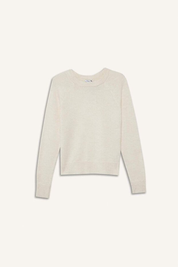 Regular Fıt Basıc Yumuşak Triko Kazak D8678AX26SP - 6