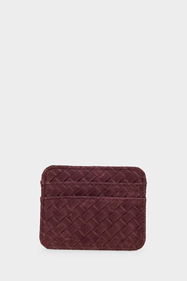Women's Suede Card Holder H0947Axns