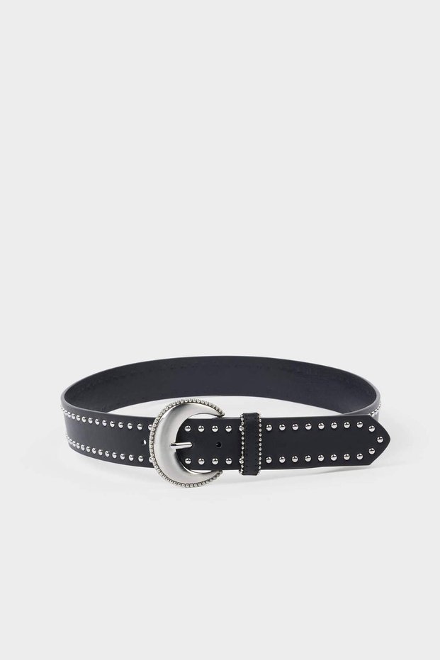 Women's Animal Print Oval Buckle Faux Leather Casual Belt G7337Axns