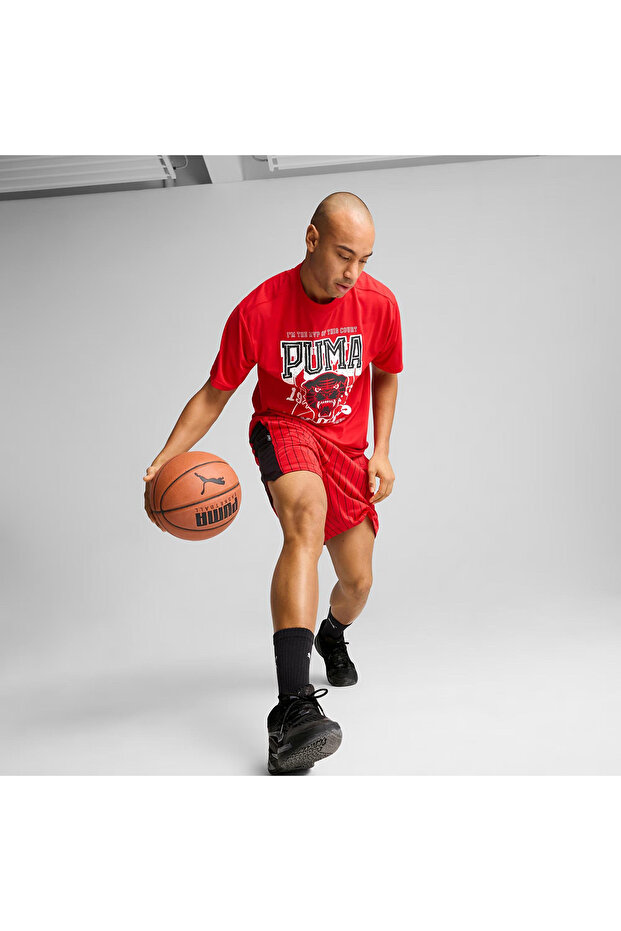 Rival Rage 4 Erkek Kırmızı Basketbol T-Shirt 68545202 - 3