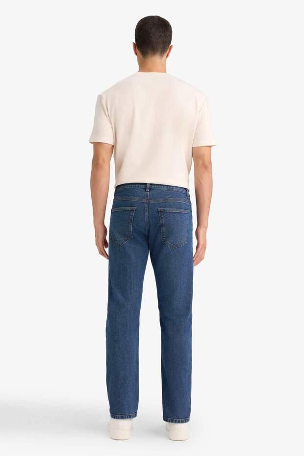 Sergio Regular Fit Normal Kalıp Normal Bel Boru Paça Jean Pantolon D9829AX25SP - 5