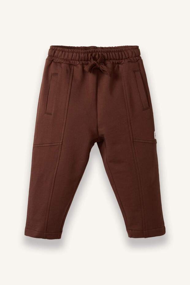 100% Cotton Wide Leg Elastic Waist Sweatpants for Baby Boy G7281A526Sp