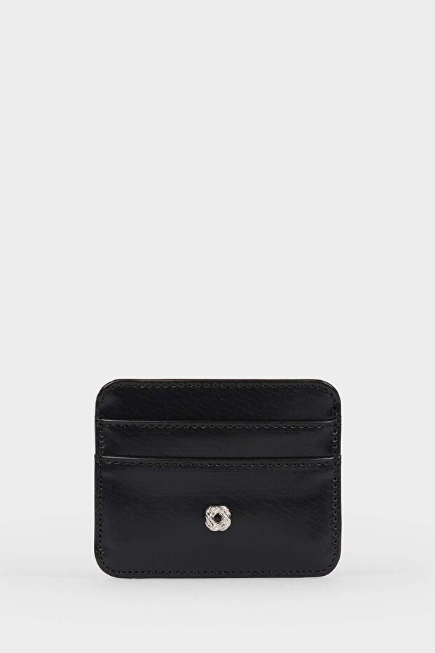 Women's Faux Leather Card Holder G8244Axns
