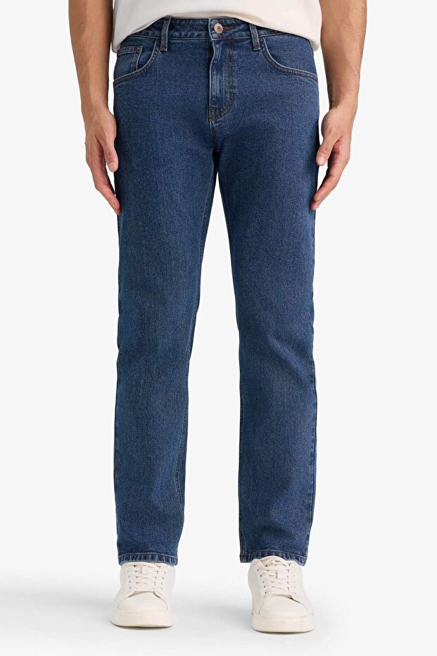 Sergio Regular Fit Normal Kalıp Normal Bel Boru Paça Jean Pantolon D9829AX25SP - 3
