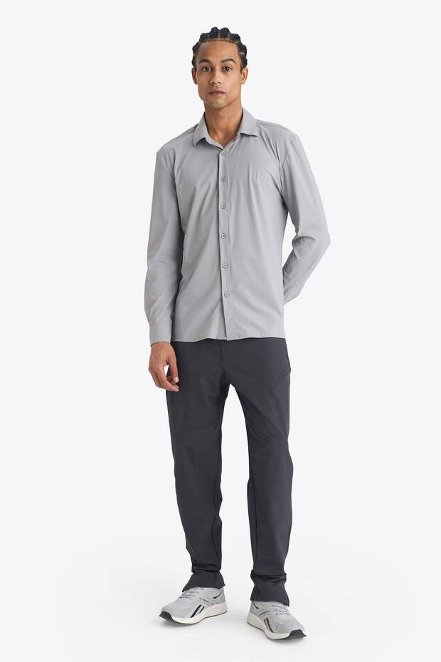Sportsman Slim Fit Woven Three-Pocket Zippered Leg Jogger Sweatpants B2780Ax26Sp