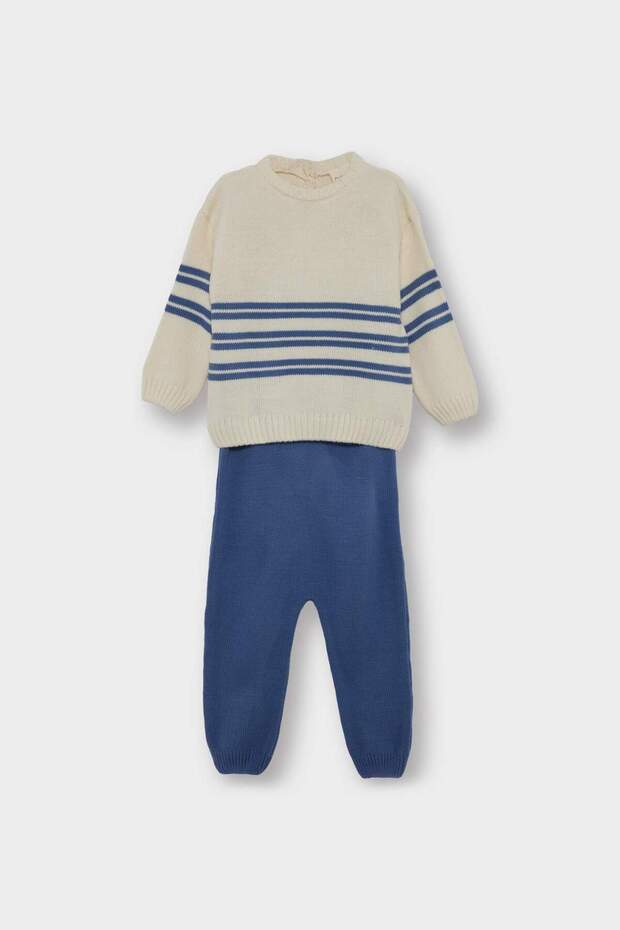 2-Piece Set Knitwear Striped Sweater Bottom Baby Boy F2601A525Au