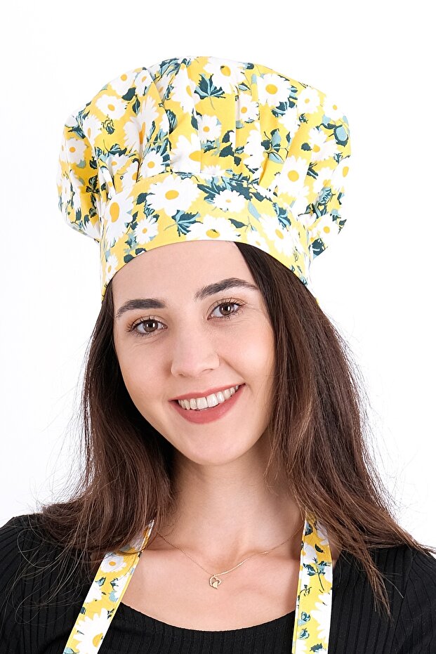 Adjustable Chef's Beret Adjustable Chef's Hat Chef Hat Patterned Chef Hat - 6