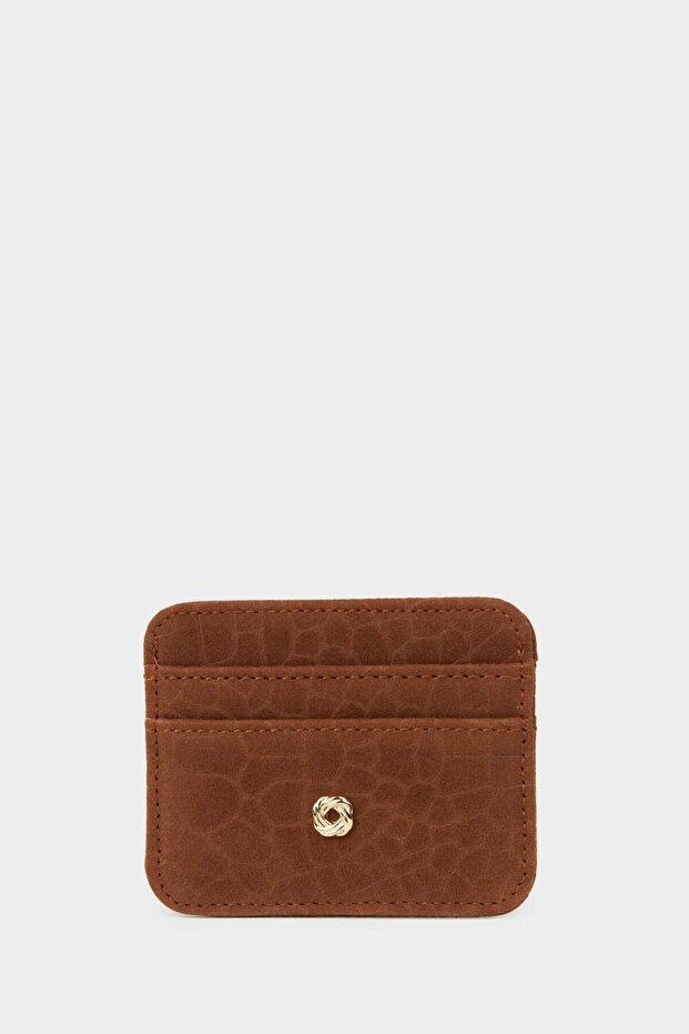 Women's Suede Card Holder G5081Axns