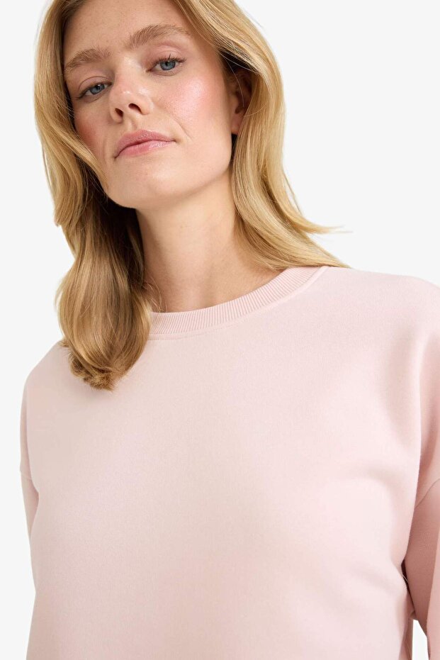 Boxy Fit Basıc Sweatshirt B8568AX25AU - 5