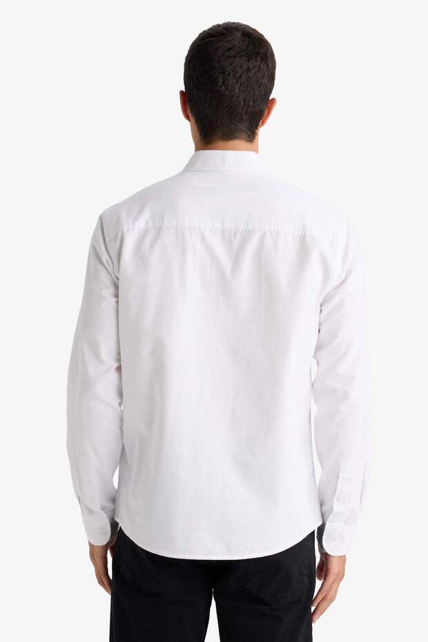 %100 Pamuk Basic Gömlek A8028AX25AU - 6