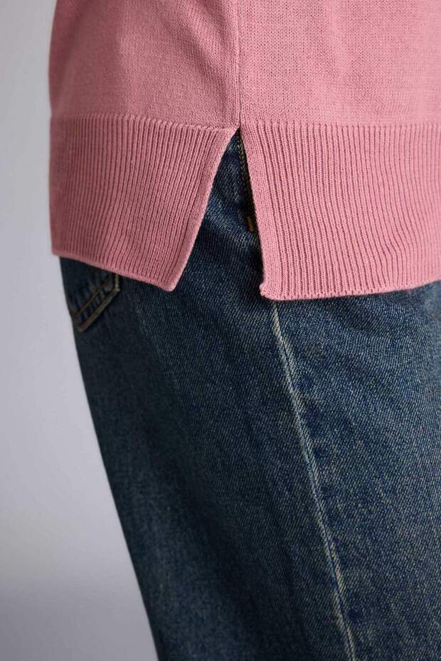 Relax Fit Basıc Triko Kazak I6913AZ25WN - 6