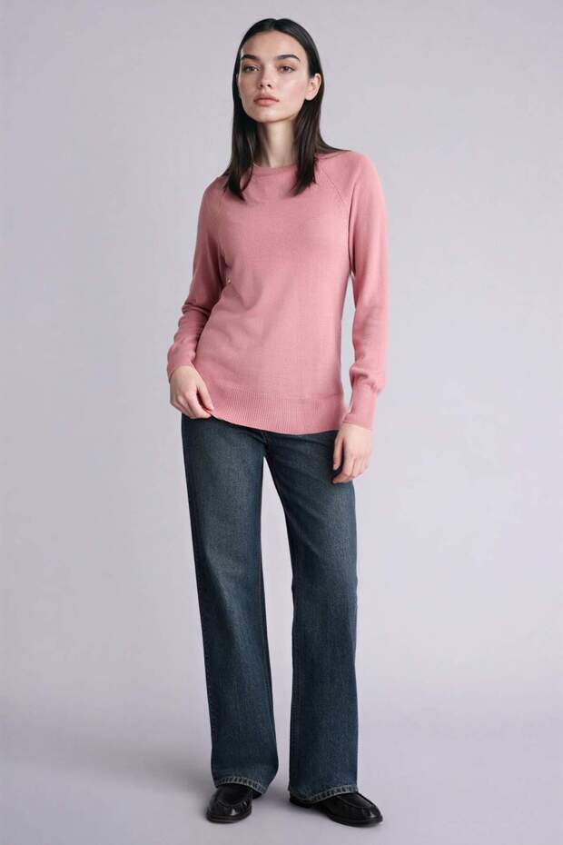 Relax Fit Basıc Triko Kazak I6913AZ25WN - 2