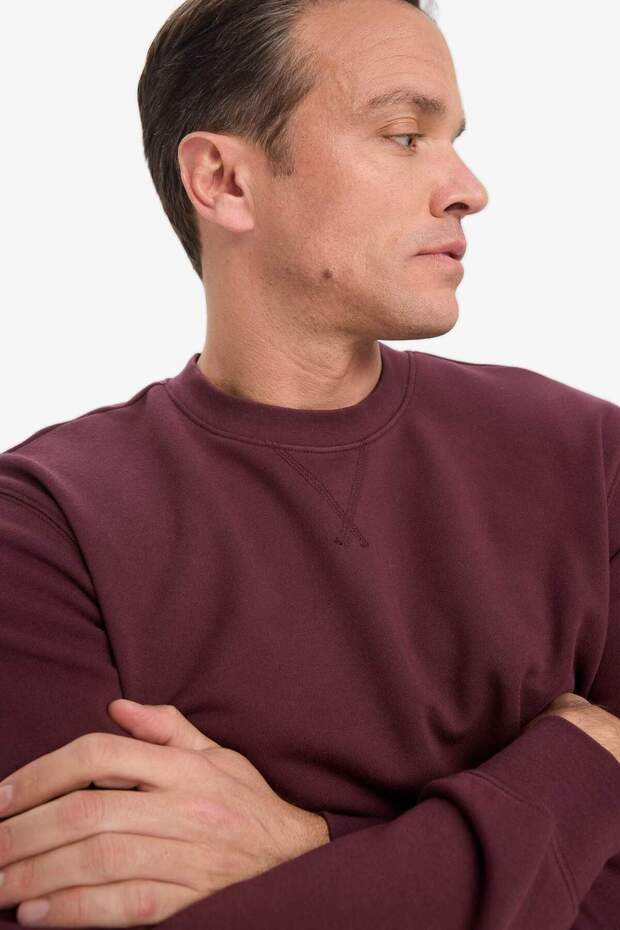 %100 Pamuk Basic Sweatshirt E8339AX25AU - 3