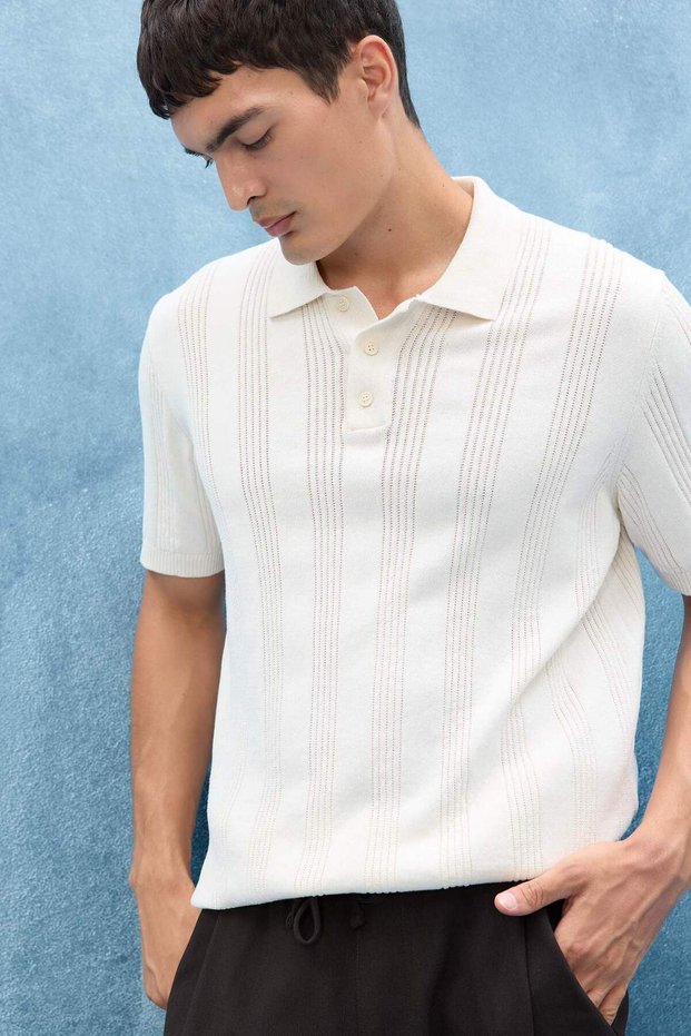100% Cotton Knitwear Polo T-Shirt F7133Ax25Sm