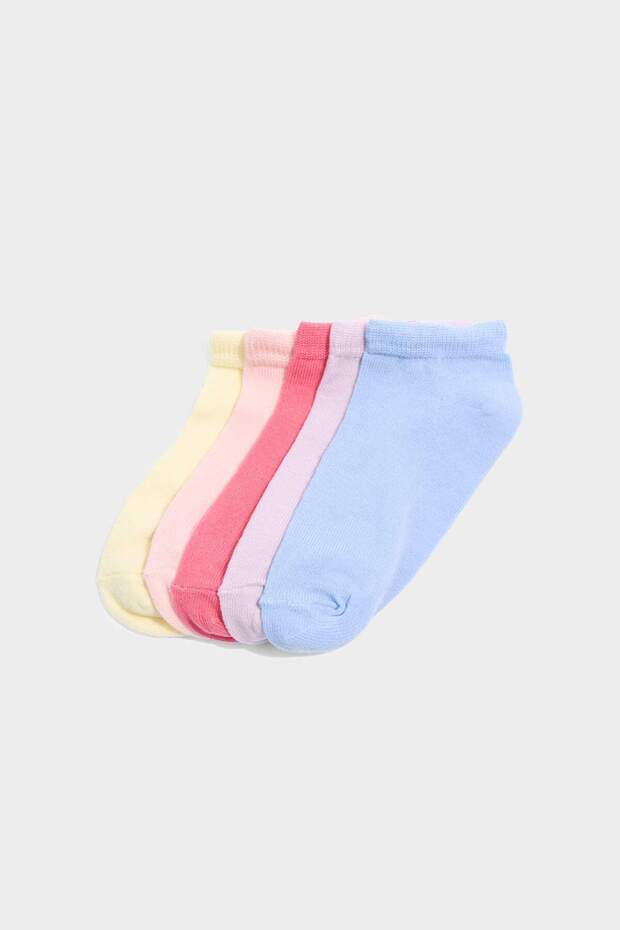 5Pcs Cotton Pairs of Booties Socks for Girls F8692A8Ns