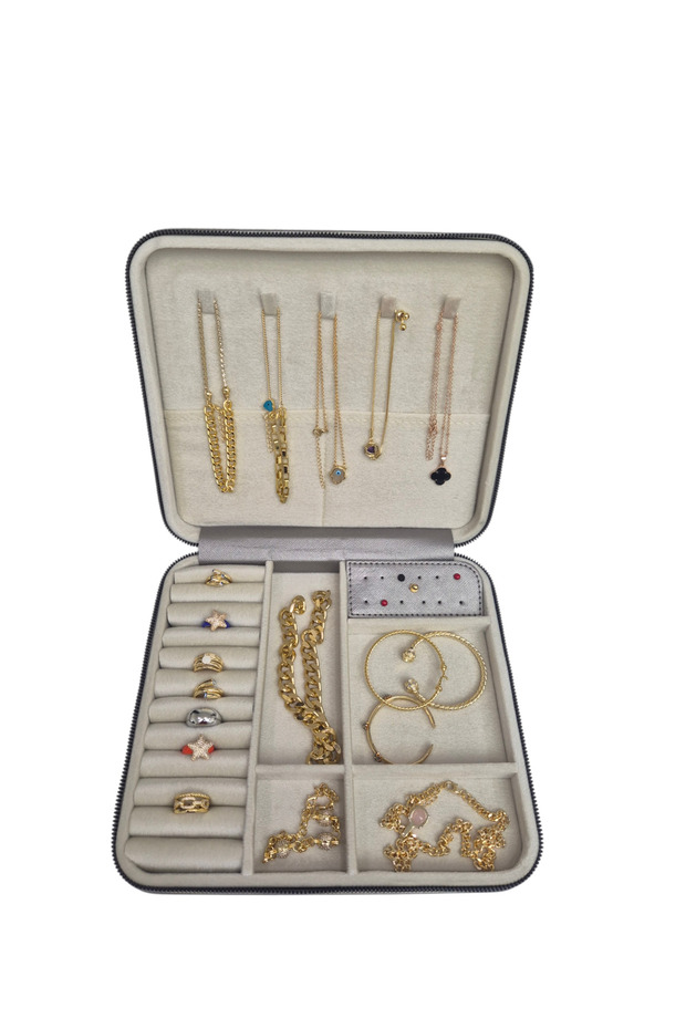 Large Size (27×24) Jewelry Organizer Jewelry Storage Box Travel Case Wooden Case