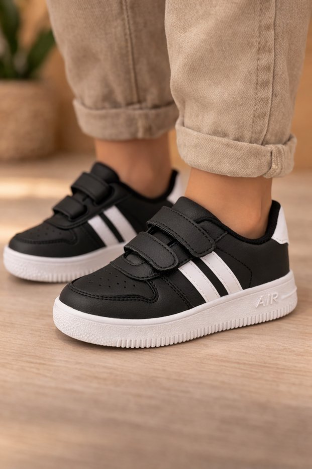 Kids Baby Sneaker Sports Shoes Velcro Daily School Shoes Lightweight Non-Slip Comfortable