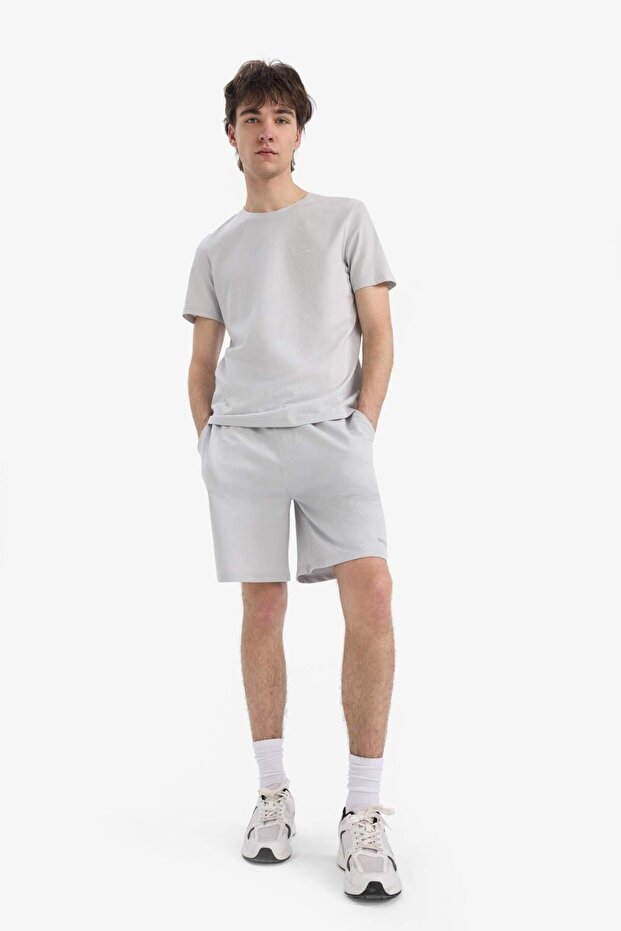 Tight Leg Shorts with Tie-Up Waist E5843Ax25Sm