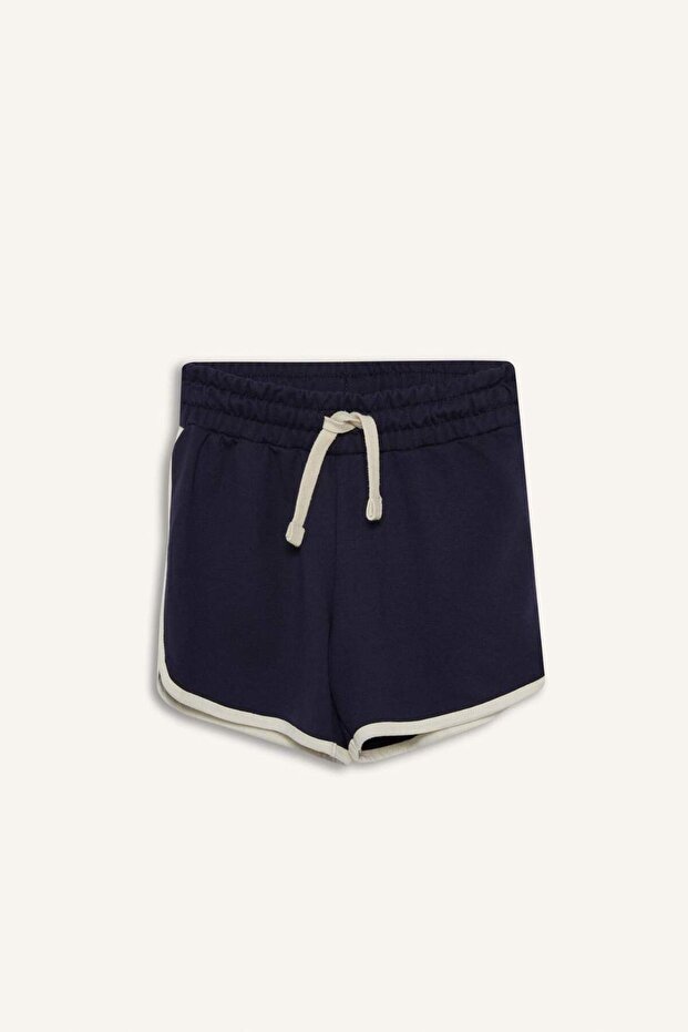 Beli Lastikli Basic Düz Şort Kız Çocuk B5164A825HS - 6