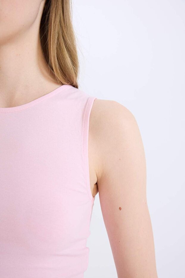 Fıtted Basıc Halter Yaka Atlet D9560AX25SM - 4