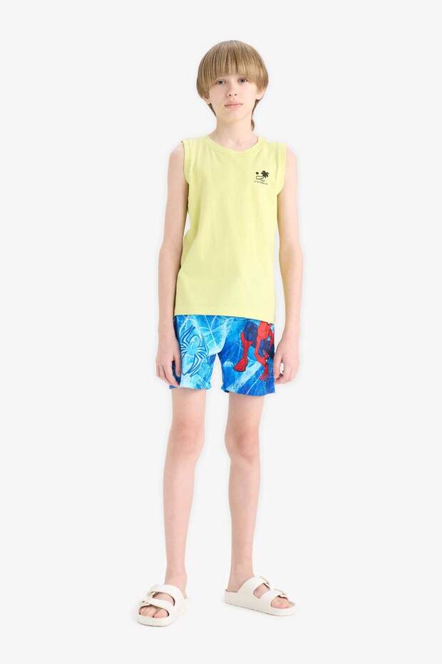 Marvel Spiderman Deniz Şortu Erkek Çocuk E5443A825HS - 2