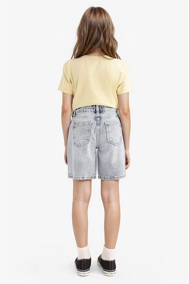 Jean Şort Kız Çocuk E6490A825SM - 6