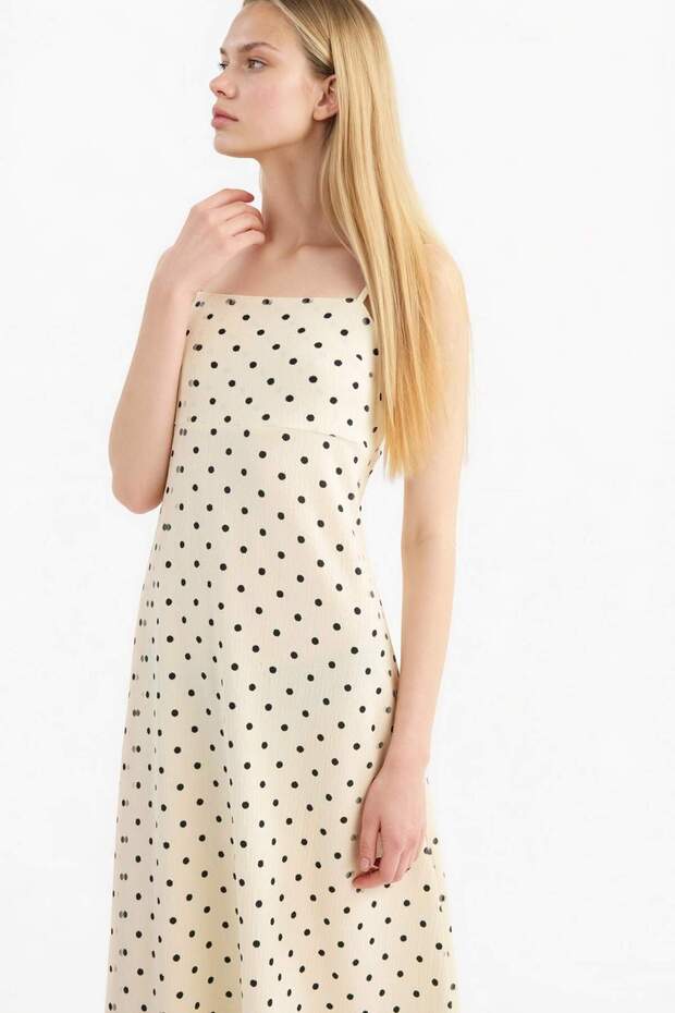 Rochie de damă ecru E9852AX/ER218 - 6