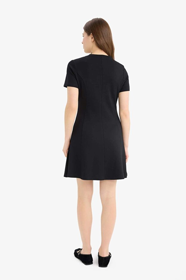 Basıc Mini Elbise E8382AX25SP - 6