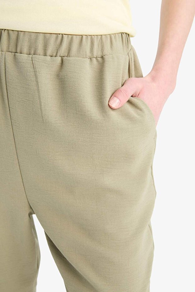 Straight Fit Pocketed Basic Aerobin Pants E6769Ax25Sp - 6