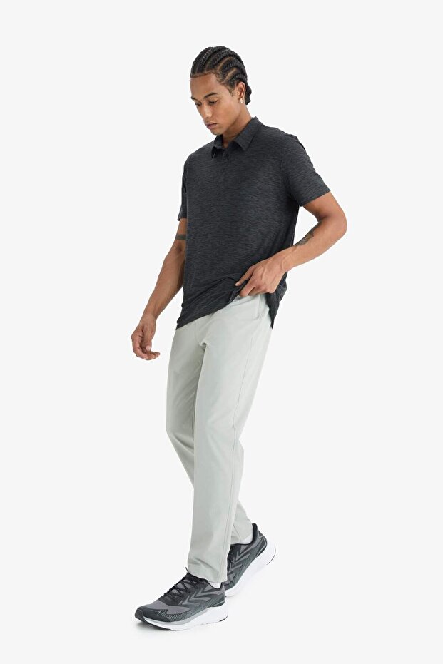 Slim Fit Slim Fit Standard Leg Flexible Multifunctional Woven Athlete Pants E3333Ax25Sp