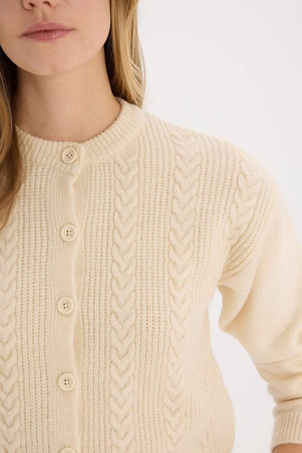 Basıc Triko Hırka E6322AX25SP - 6