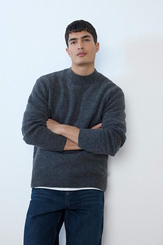RELAX FIT Soft-Touch-Strickpullover E8390AX24CW - 1