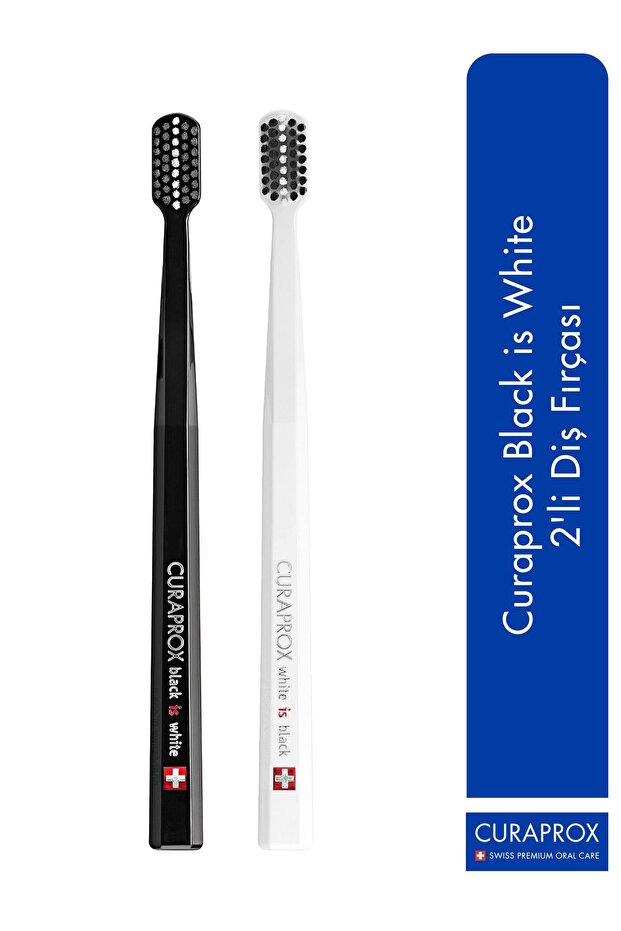 Black is White 2'li Diş Fırçası - 1