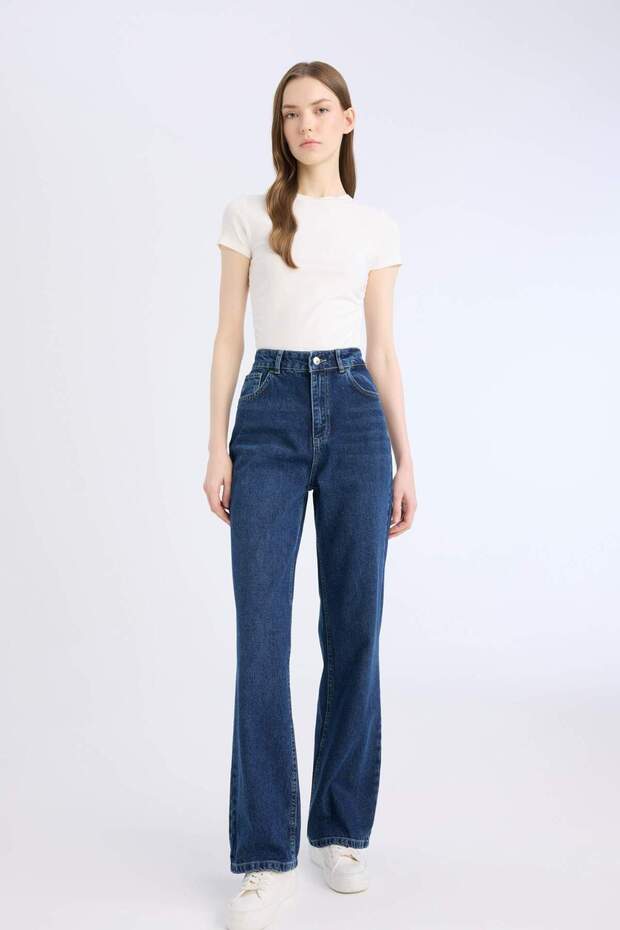 Fıtted Basıc Modal Beyaz Tişört E4519AX25SP - 2