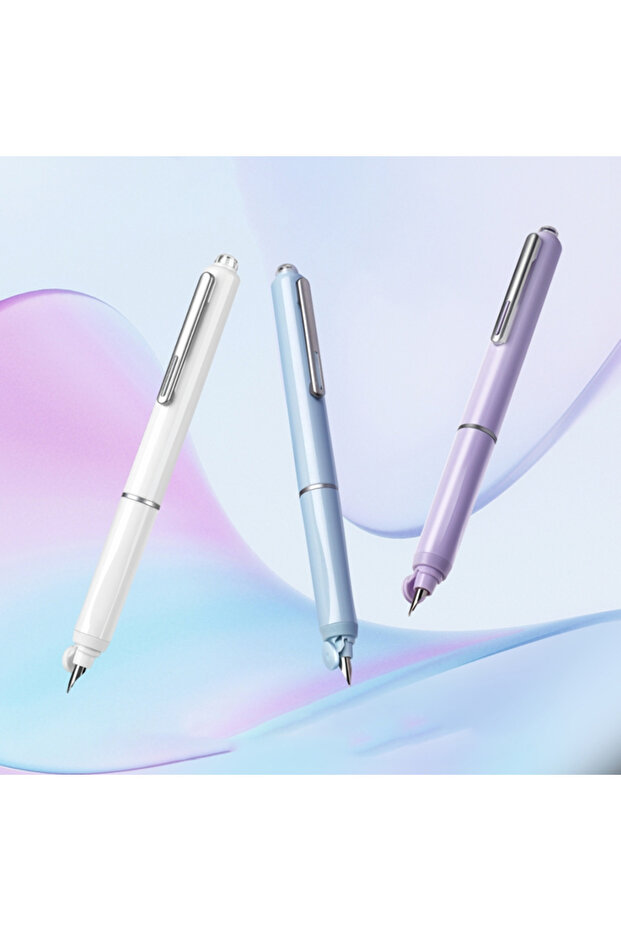 W-784 BASMALI DOLMA KALEM MAVİ - BLİSTER - 8