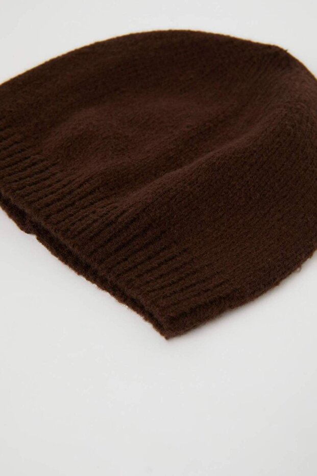 Men's Basic Plain Knitted Beanie C7138Ax24Wn - 3