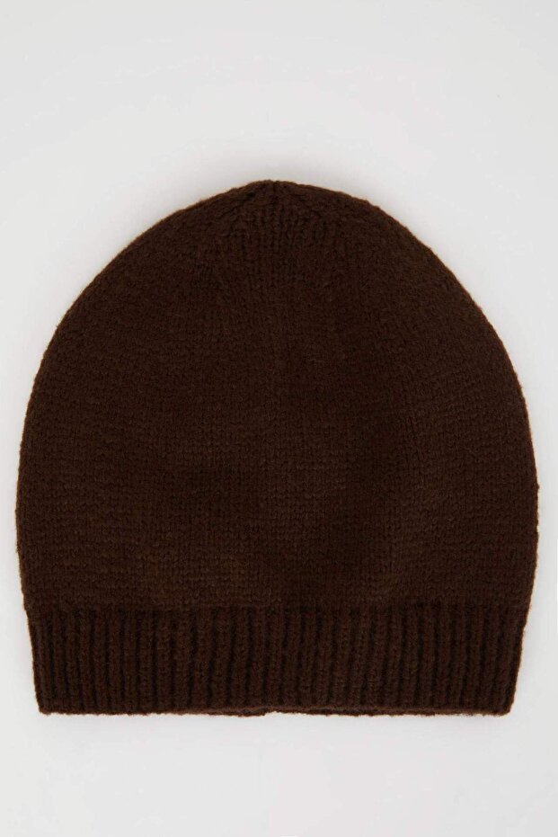 Men's Basic Plain Knitted Beanie C7138Ax24Wn - 2