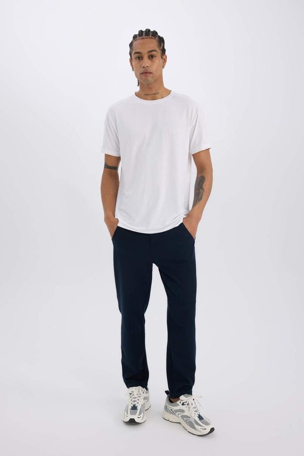Sportsman Jogger Sweatpants Slim Fit Slim Fit Standard Leg with Pockets Elastic Waist D1956Ax24Au