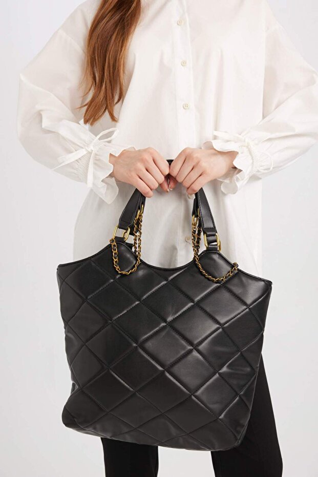 Women's Faux Leather Handbag D4674Axns