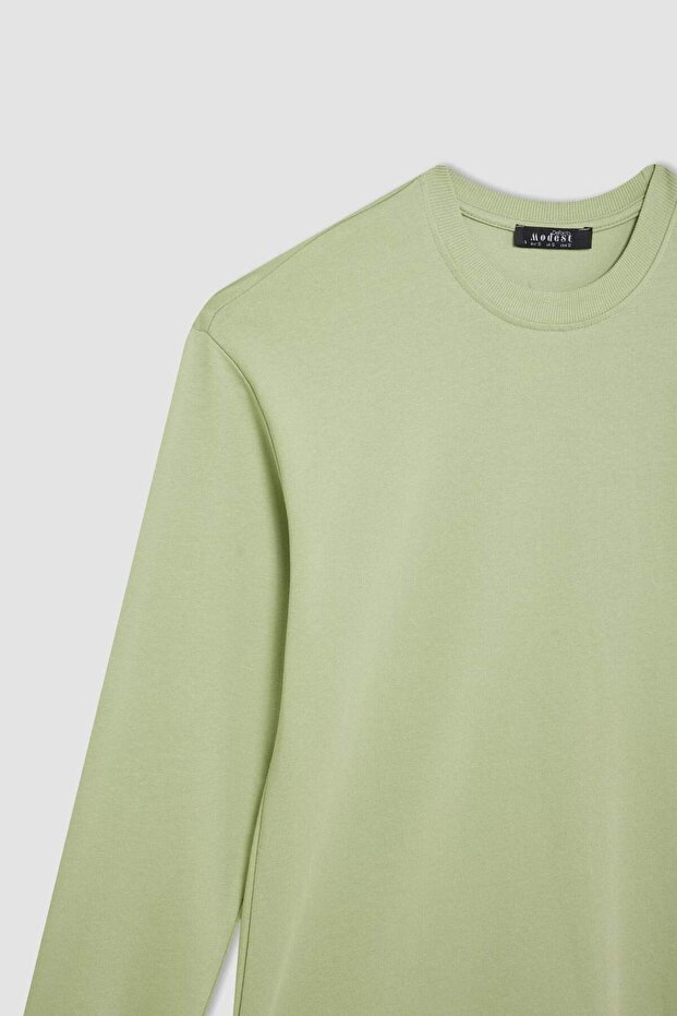 سترة من النوع الثقيل ذات قصة عادية ورقبة دائرية 3168400 - 8