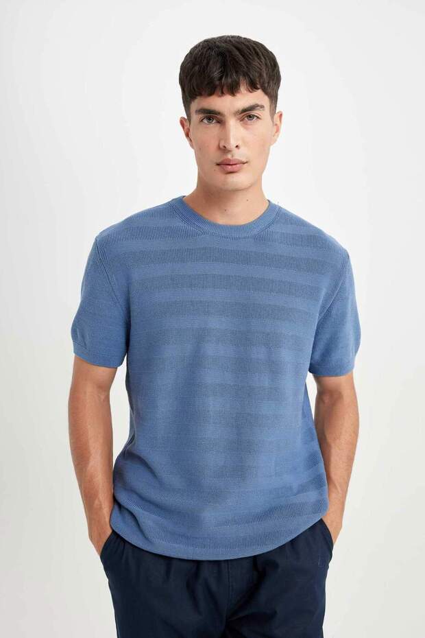 Standard Fit Crew Neck Cotton Short Sleeve T-Shirt D3580Ax24Sm