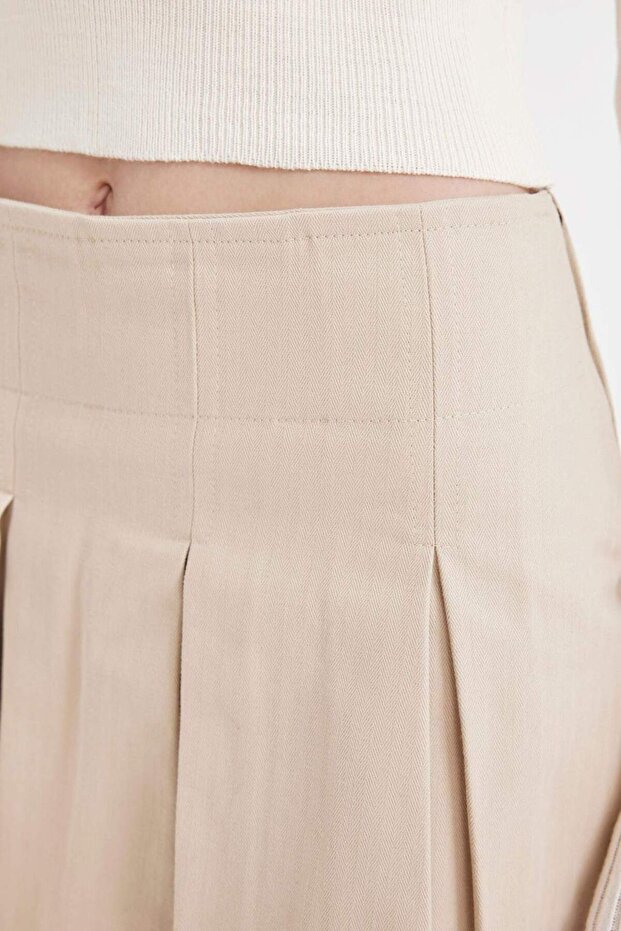 Piliseli Basic Gabardine Minirock mit normaler Taille D5265AX24AU - 6