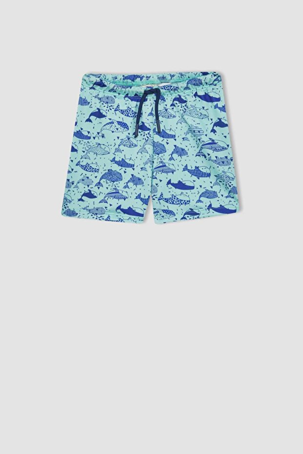 Boy's Patterned Swimsuit C5624A824Hs