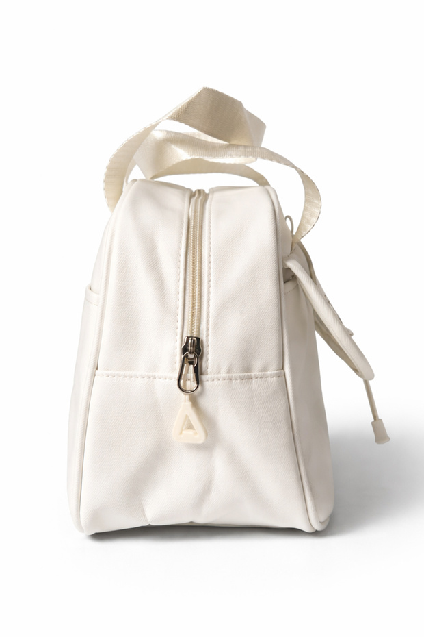 حقيبة طعام محمولة باللون البيج - 3