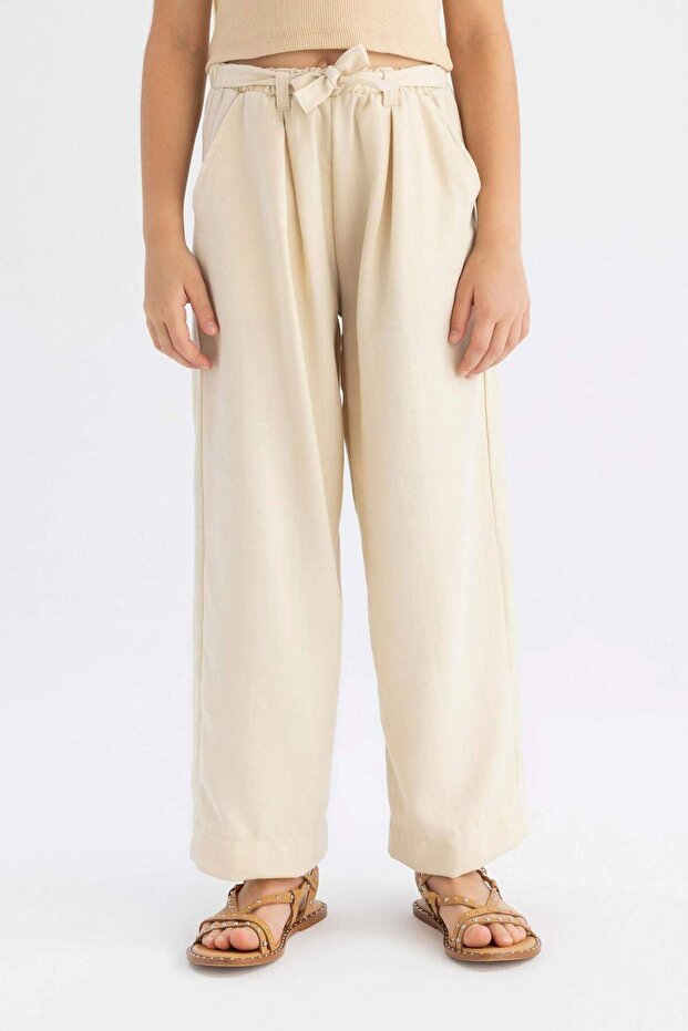 Girl's Wide Leg Wide Leg Pants C0273A824SM