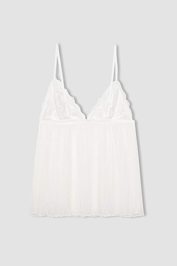 Fall in Love Triangle Dantel Üst B0208AX24SP - 6