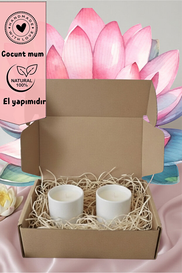 Lotus çiçeği mum